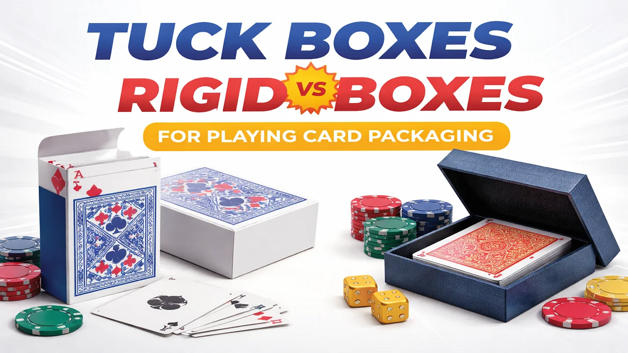 tuck boxes vs rigid boxes playing card packaging finepackaging