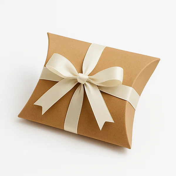 Kraft Paper Gift Pillow Packaging Boxes