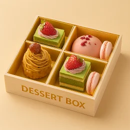 custom dessert poxes fine packaging