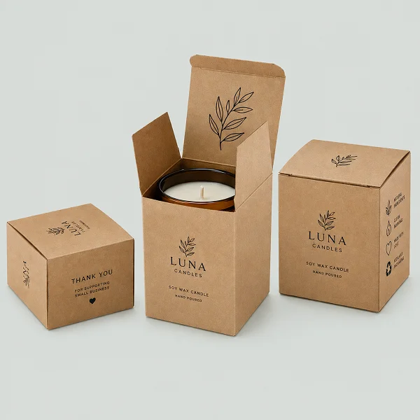 order bulk custom printed kraft candle boxes au