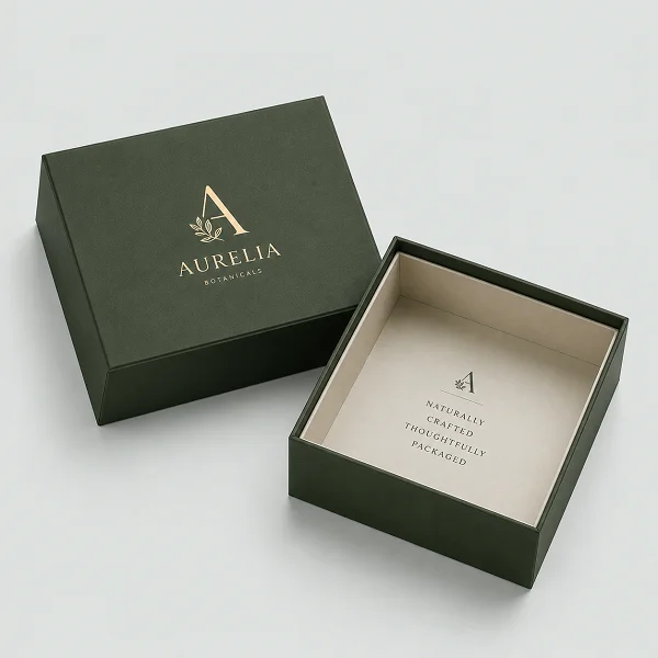 order custom two piece rigid box australia by fine packaging