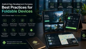 Android App Development Company Best Practices for Foldable Devices